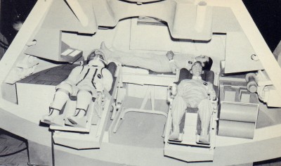 Project Apollo, Program Introduction - Part 1 3 Astronauts Recline For Lift-Off; Assume Sitting Position During Journey.