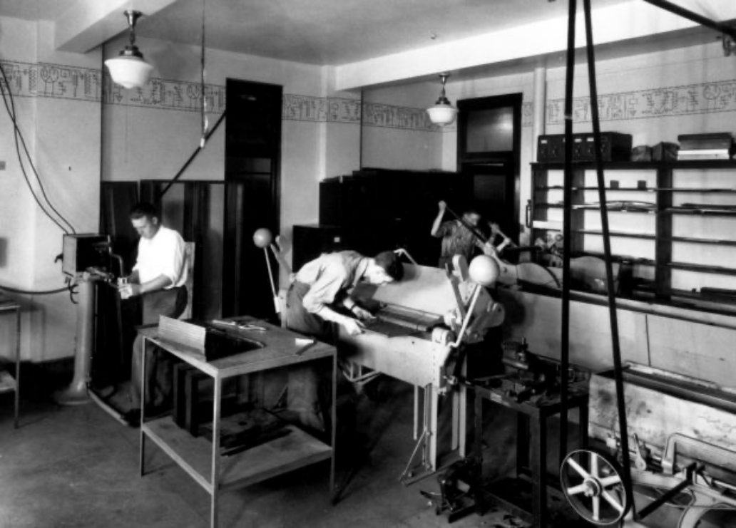 Early Employees of Collins Radio Company 4 Collins Fabrication Shop